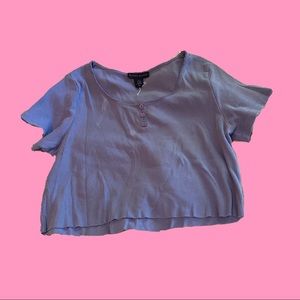 Purple crop top